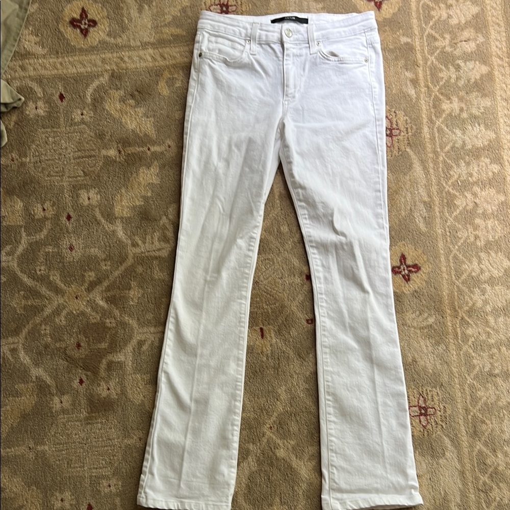 Joe's Jeans White Straight Leg Denim